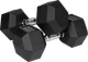 Hantle żeliwne Rebel Active gumowane HEX 2x15 kg RBA-2325-15 (5901890111935) - obraz 2