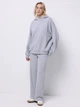 Худи оверсайз женское Colin's CL1076447MGA One Size Grey Melange (8684112838892) - изображение 3