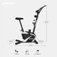 Велотренажер домашний Zipro Beat RS до 120 кг с системой магнитного сопротивления Черный с белым - изображение 11