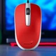 Проводная компьютерная мышь для работы и игр Genius DX-120 Проводная USB-A мышь для ноутбука ПК с оптическим сенсором 1000 DPI и 3 кнопками Красный - изображение 1