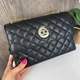 Мини сумочка через плечо клатч стиль Chanel женская модная сумка Шанель стеганная мини-сумочка - зображення 2