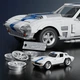 Коллекционная машинка-конструктор Mattel Brick Shop Hot Wheels Elite Corvette Grand Sport 918 деталей (JGR31) - изображение 4