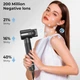 Стайлер UKLISS WT 626 А 7в1 фен щетка мультистайлер для укладки волос завивки выпрямления профессиональный многофункциональный прибор 1400 вт с насадками 7 в 1 Черный - изображение 4