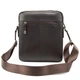 Мужская кожаная сумка через плечо коричневая Tiding Bag SM8-9686-4C - изображение 6