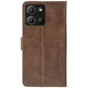 Чохол-книжка Crazy Horse Clasic для Moto Edge 60 Pro Brown (Front) (67264) - зображення 3