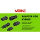 Щетка стеклоочистителя (дворник) 350мм гибридные HYBRID VOIN, VH-14350 - изображение 2