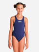Подростковый слитный купальник для девочки Arena Team Swimsuit Swim Tech Solid 004764-750 164 см Темный синий (3468336648889) - изображение 1
