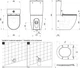 Унитаз-компакт Ravak Optima Combi RimOff с бачком и с сиденьем Soft Close дюропласт X01870 - изображение 10