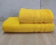 Набор турецких махровых полотенец Ada Turkey 50х90+70х140 Yellow - изображение 1