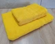 Набор турецких махровых полотенец Ada Turkey 50х90+70х140 Yellow - изображение 2