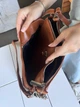 Компактная сумка на молнии с карманом коричневая ARTiS Bags 1815 5711 - изображение 9