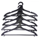 Плечики для одягу Laundry набір 5 шт, чорний (VL-50 S3 black) - изображение 1