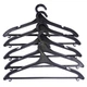Плечики для одягу Laundry набір 5 шт, чорний (VL-50 S3 black) - изображение 2