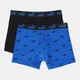Набор трусов боксеров мужских хлопковых Puma Elements Men Logo Print Boxers 2P 93875404 L 2 шт Blue / Black (8720245834933) - изображение 1