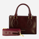 Torebka crossbody damska ze skóry naturalnej mała The Bridge Ida 04100501 YF Bordowa (800070346552) - obraz 4