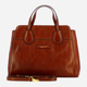 Torebka crossbody damska ze skóry naturalnej The Bridge Elettra 04155401 14 Brązowa (800070347026) - obraz 4