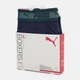Набор трусов боксеров мужских хлопковых Puma Men Chromatic Waistband Boxers 2P 94712203 M 2 шт Green/Blue (8720245966030) - изображение 6