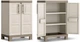 Шафа Keter Kis Excellence Low Cabinet бежева низька пластикова багатофункціональна (241048) - изображение 1