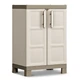 Шафа Keter Kis Excellence Low Cabinet бежева низька пластикова багатофункціональна (241048) - изображение 3