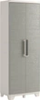 Шафа для зберігання пластикова Keter Kis Armadio Linear Wood Utility бежева для швабри, мітли (248102) - изображение 1