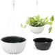 Горшок для цветов подвесной Lamela Mira Bowl 30х16 см Кремовый (9749775) - изображение 2