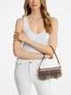 Сумка багет жіноча зі штучної шкіри маленька Michael Kors Zoey 32T5AZCU1O 270 Коричнева (800070345266) - зображення 2