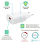 Мережевий зарядний пристрій Piko TC-301Q USB 3.0 A White (1283126481147) - зображення 2