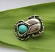 Министатуэтка Жук Скарабей Сріблення Бірюза Semantic Jewelry 3.0 x 2.5 x 0.5 см - зображення 10