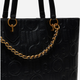 Torebka shopper z łańcuszkiem Liu Jo AA5197E0538 22222 Czarna (800070348848) - obraz 4