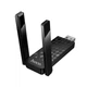 WiFi адаптер двухдиапазонный/мережевая клетка Hoco HI34 Dual-Band (USB, WiFi 6, 2.4Ghz, 5Ghz, 600 Мбит/с). Black - изображение 2