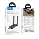 WiFi адаптер двухдиапазонный/мережевая клетка Hoco HI34 Dual-Band (USB, WiFi 6, 2.4Ghz, 5Ghz, 600 Мбит/с). Black - изображение 7
