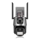 Уличная Wi-Fi IP камера V380 P11 360, 8MP, 4G видеонаблюдение с автослежением, IP66 Черная - изображение 3