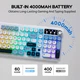 Клавиатура AJAZZ AF98 Plus / Механічна / RGB / Tri-Mode - изображение 4
