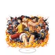 Акриловая фигурка Ван Пис Луффи и Эйс One Piece Luffy and Ace 10 см 2441592849 - изображение 1