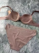 Комплект жіночої білизни THIRDLOVE 24/7 Classic T-shirt Bra (75A1/2 + трусики S) - мокко - изображение 2