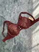 Кружевной бюстгальтер Thirdlove 24/7 Lace Contour Plunge 70G бордовый - изображение 1