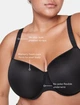 Бюстгальтер THIRDLOVE 24/7 Classic T-shirt Bra - черный - 95D - изображение 9