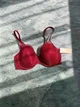 Бюстгальтер Thirdlove Luxe Lace Demi Bra 70D1/2 вишневый - изображение 1