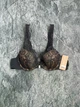 Кружевной Бюстгальтер Thirdlove 24/7 Lace Contour Plunge Bra - 75AA - графит - изображение 1