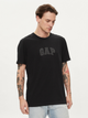 Футболка бавовняна довга чоловіча GAP 570044-02 2XL Чорна (1200119850285) - зображення 1