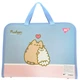 Папка-портфель YES, 26*35*5 см., Pusheen, на молнии, (492316) - изображение 2