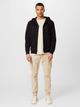 Bluza męska rozpinana streetwear z kapturem GAP 499917-06 M Czarna (1200046477654) - obraz 3
