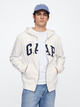 Толстовка на блискавці чоловіча GAP 868454-06 S Молочна (1200138438907) - зображення 1