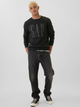 Bluza bez kaptura męska polarowa GAP 542214-02 M Czarna - obraz 3