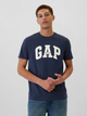 Футболка бавовняна довга чоловіча GAP 542246-02 S Темно-синя (1200136224441) - зображення 1