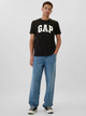 Футболка бавовняна довга чоловіча GAP 542246-03 XL Чорна (1200136224533) - зображення 3