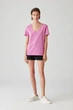 Футболка Pull & Bear ліловий WIATF296 S - изображение 2