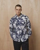 Сорочка River Island сірий в сині візерунки OILRX014 L - изображение 1