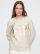 Bluza damska bez kaptura polarowa GAP 800444-01 XS Beżowa - obraz 1