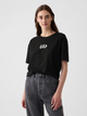 Футболка бавовняна довга жіноча GAP 407990-01 2XL Чорна (1200134047929) - зображення 1